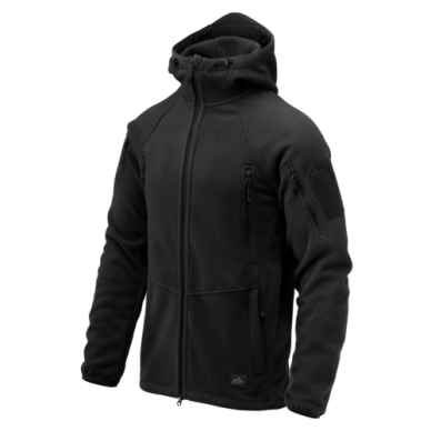 "Helikon" Flisinis džemperis - Patriot Jacket Mk 2 - Hybrid Fleece - Black (BL-PJ2-FH-01)