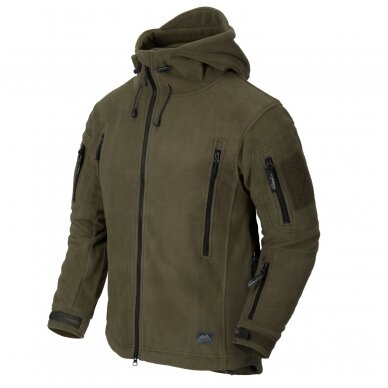 "Helikon" Flisinis džemperis - PATRIOT JACKET DOUBLE FLEECE - Olive Green (BL-PAT-HF-02-B03)