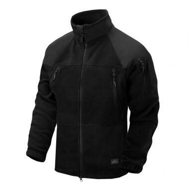 "Helikon" Flisinis džemperis - STRATUS JACKET - HEAVY FLEECE - Black (BL-STC-HF-01)