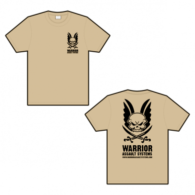 "Warrior" marškinėliai - Tan (W-TSHIRT-T) 1