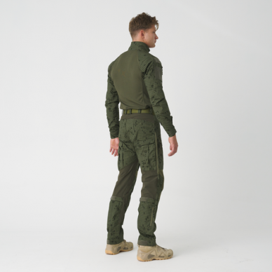 "Helikon" Taktinės kelnės - MCDU Pants - US Woodland/Olive Green (SP-MCD-SP-0302A) 2