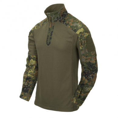 "Helikon" taktiniai marškinėliai - MCDU Combat Shirt - NyCo Ripstop - Flecktarn (BL-MCD-NR-2302A)