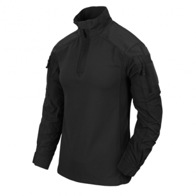 "Helikon" taktiniai marškinėliai - MCDU Combat Shirt - NyCo Ripstop - Black (BL-MCD-NR-01)