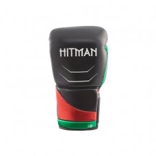 "Hitman" bokso pirštinės Premium - Black/Red/Green