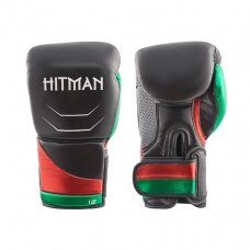 "Hitman" bokso pirštinės Premium - Black/Red/Green