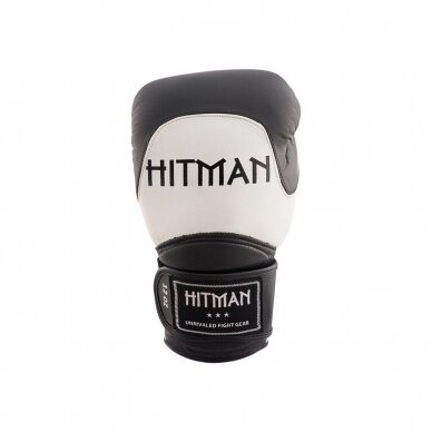 "Hitman" bokso pirštinės Power - Black/White 1