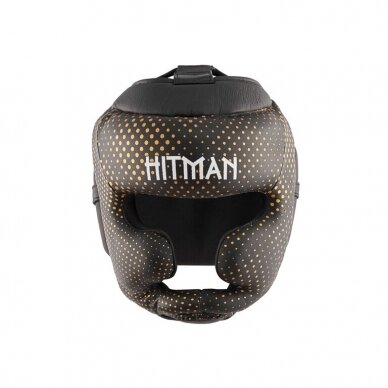 "Hitman" odinis šalmas Elite Evo  - Black/Gold