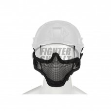 "Invader Gear" Apsauginė kaukė - Steel Half Face Mask FAST Version - Black (26203)