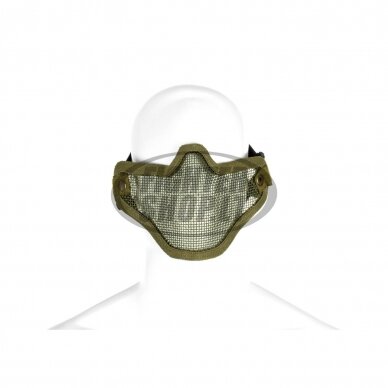 "Invader Gear" Apsauginė kaukė - Steel Half Face Mask - OD (8618)