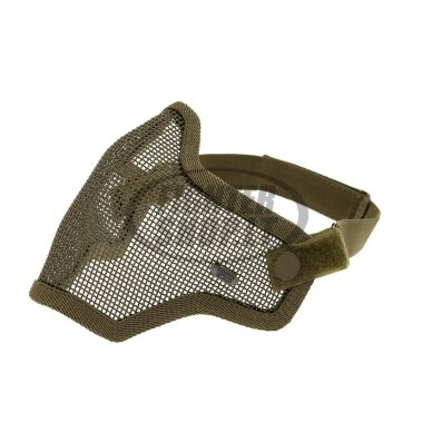 "Invader Gear" Apsauginė kaukė - Steel Half Face Mask - OD (8618) 2