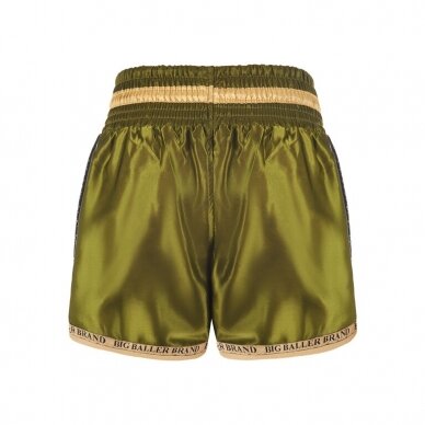 "BBB" šortai Muay Thai / Kickboxing trunks - Mesh - khaki 1