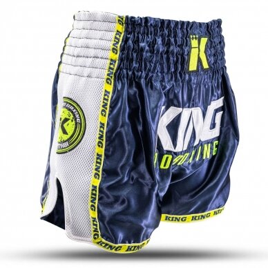 "King" K1 / Thai šortai - Neon 2 - blue white 2