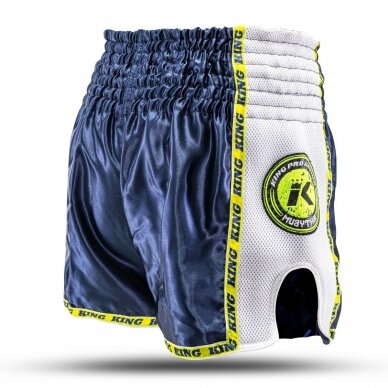 "King" K1 / Thai šortai - Neon 2 - blue white 3