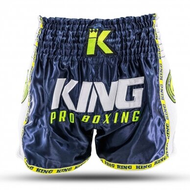 "King" K1 / Thai šortai - Neon 2 - blue white 1