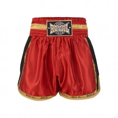 "Royal" šortai Muay Thai / Kickboxing trunks - Mesh - red