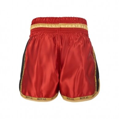 "Royal" šortai Muay Thai / Kickboxing trunks - Mesh - red 1