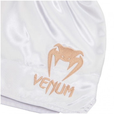 "Venum" K1 / Thai šortai Classic - White/Gold 3