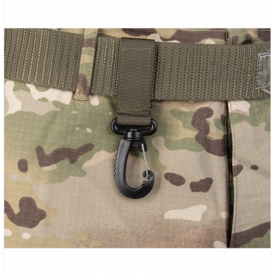 "MIL-TEC" Taktinio sukabinimo dirželis 70mm su karabinu - Olive (13505001) 1