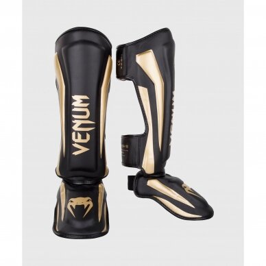 "Venum" kojų apsaugos Elite - Black/Gold