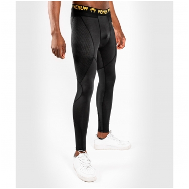 "Venum" kompresinės kelnės G-fit - Black/Gold 5