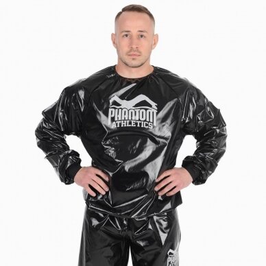 "Phantom" kostiumas svorio metimui Sauna Suit Nomax - Black