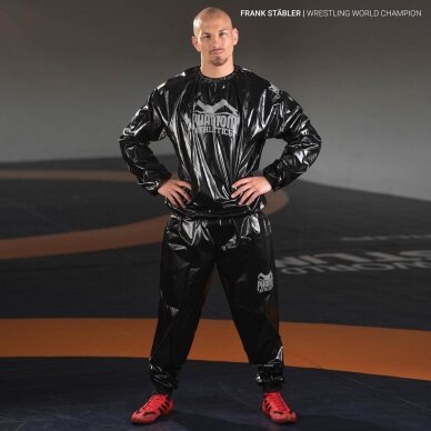 "Phantom" kostiumas svorio metimui Sauna Suit Nomax - Black 7