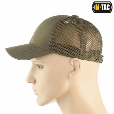 "M-Tac" Kepurė - Mesh Flex Ripstop Baseball Cap - Dark Olive (40569048) 3