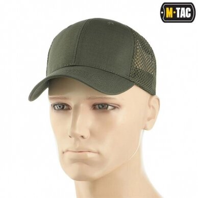 "M-Tac" Kepurė - Mesh Flex Ripstop Baseball Cap - Army Olive (40569062) 2