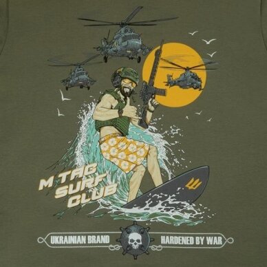 "M-Tac" marškinėliai Surf Club - Light Olive (80062038) 8
