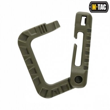 "M-Tac" karabinas - Plastic Carabiner - OD (3158-OD) 1