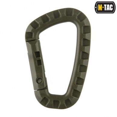 "M-Tac" karabinas - Plastic Carabiner - Olive (GCLI-00002-OD) 1