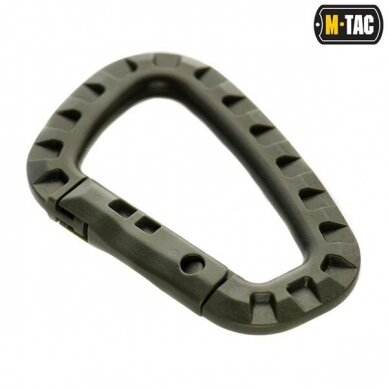 "M-Tac" karabinas - Plastic Carabiner - Olive (GCLI-00002-OD) 2