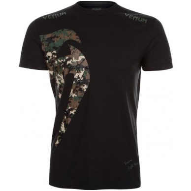 "Venum" marškinėliai Giant - Black/Forest Camo 1