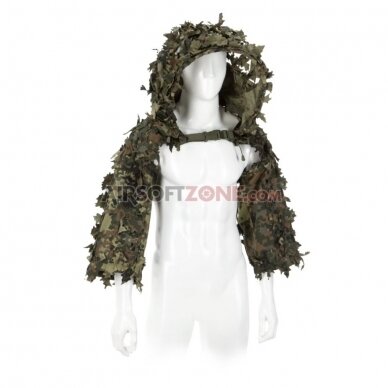 "Invader Gear" maskuotės apsiaustas - Sniper Bolero Leaf - US Woodland (34769)