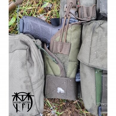 "Matuza Tactical" pistoleto dėklas dešiniarankiams - Ranger Green 7