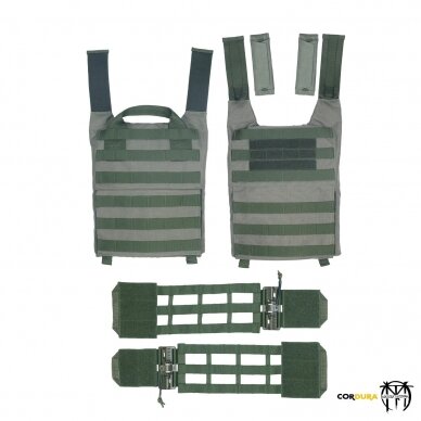 "Matuza Tactical" taktinė liemenė su komforto paketu B9 Mod. 1.1 - Ranger Green 17