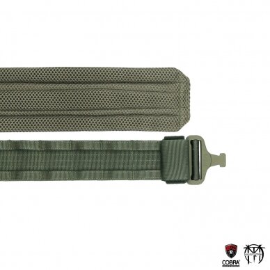 "Matuza Tactical" taktinio diržo komplektas su paminkštinimu - Siaurukas Mod. 1.4 - Ranger Green 7