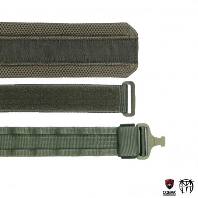 "Matuza Tactical" taktinio diržo komplektas su paminkštinimu - Siaurukas Mod. 1.4 - Ranger Green 8