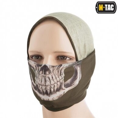 "M-Tac" apsauginė kaukė Lightweight Tube Scarf Reaper Skull - OD (HLI-SSB) 2