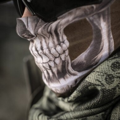 "M-Tac" apsauginė kaukė Lightweight Tube Scarf Reaper Skull - OD (HLI-SSB) 7
