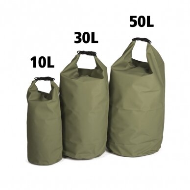 "MIL-TEC" vandeniui nepralaidus krepšys - 50 LTR. DRYBAG - OD (13873001)