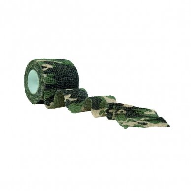 "MIL-TEC" lipni juosta 50MM (4.5M) - Woodland (15933020)