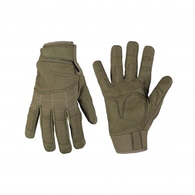 "MIL-TEC" Pirštinės - ASSAULT GLOVES OLIVE (12519501)