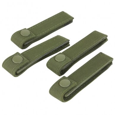 "Condor" Taktinio sukabinimo dirželiai 4" MOD STRAPS ( 4 PCS / PACK ) - Olive Drab (223-001)