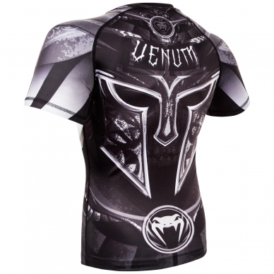 "Venum" MMA marškinėliai trump. rankov. Gladiator - Black/White 2