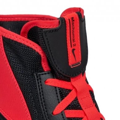 "Nike" bokso bateliai Machomai II - Black/Red 4