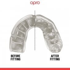 "OPRO" dantų apsauga Self-Fit Gold - Blue/Pearl
