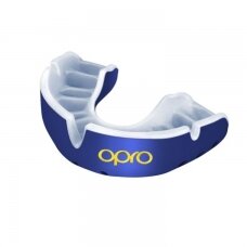 "OPRO" dantų apsauga Self-Fit Gold - Blue/Pearl
