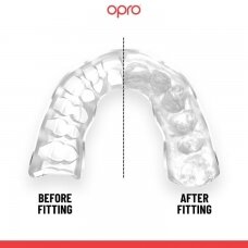 "OPRO" dantų apsauga UFC Instant Custom - Silver/Black