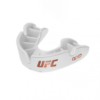 "OPRO" dantų apsauga Self-Fit UFC Bronze - White
